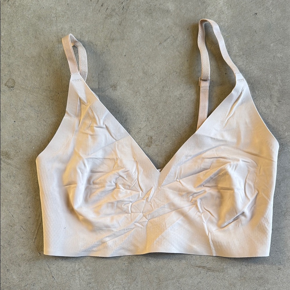 NWOT True and Co Cream Bralette Top S/P